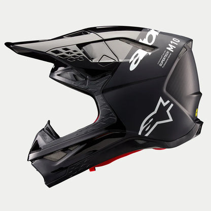 ALPINESTARS - SM10 HELMET - FLOOD - BLACK/DARK GREY MATTE & GLOSSY