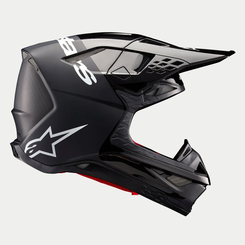 ALPINESTARS - SM10 HELMET - FLOOD - BLACK/DARK GREY MATTE & GLOSSY