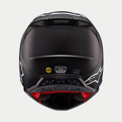 ALPINESTARS - SM10 HELMET - FLOOD - BLACK/DARK GREY MATTE & GLOSSY