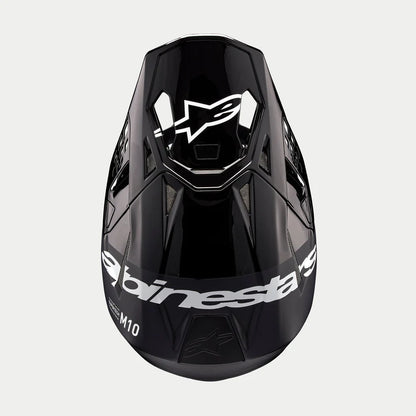 ALPINESTARS - SM10 HELMET - FLOOD - BLACK/DARK GREY MATTE & GLOSSY