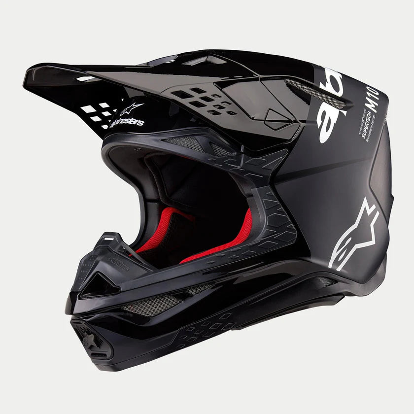 ALPINESTARS - SM10 HELMET - FLOOD - BLACK/DARK GREY MATTE & GLOSSY
