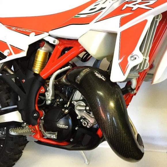 P3 CARBON - PIPE GUARD - STOCK PIPE - BETA 125 RR ENDURO 18-21