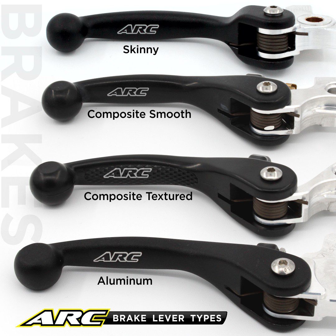 ARC LEVERS FOLDING BRAKE LEVER - BR-301 - SUZUKI / KAWASAKI / YAMAHA