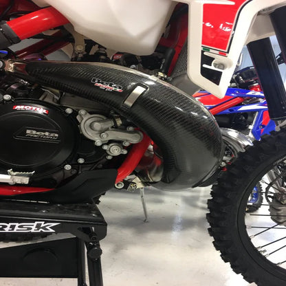 P3 CARBON - PIPE GUARD - MAXCOVERAGE - BETA 250/300 RR/RX ENDURO & RACING 19-26
