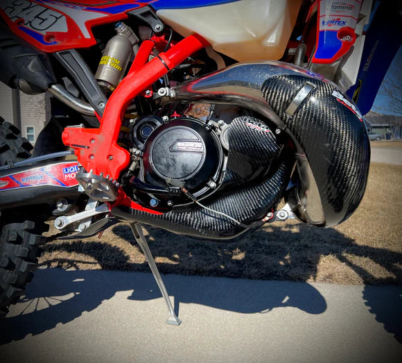 P3 CARBON - SKID PLATE - NO LINKAGE GUARD - BETA 250/300 RR/RX 20-26