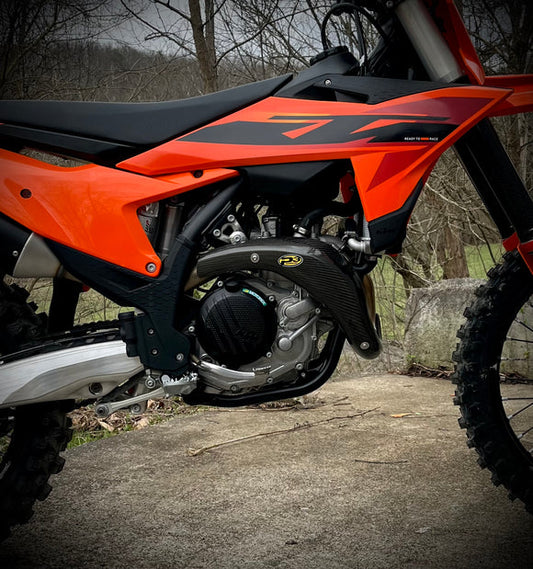 P3 CARBON - HEAT SHIELD - MAXCOVERAGE - STOCK HEADER - KTM / HUSQ / GASGAS 450 23-26