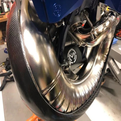 P3 CARBON - PIPE GUARD - MAXCOVERAGE - STOCK PIPE - KTM/HQV/GASGAS 250/300 19-23