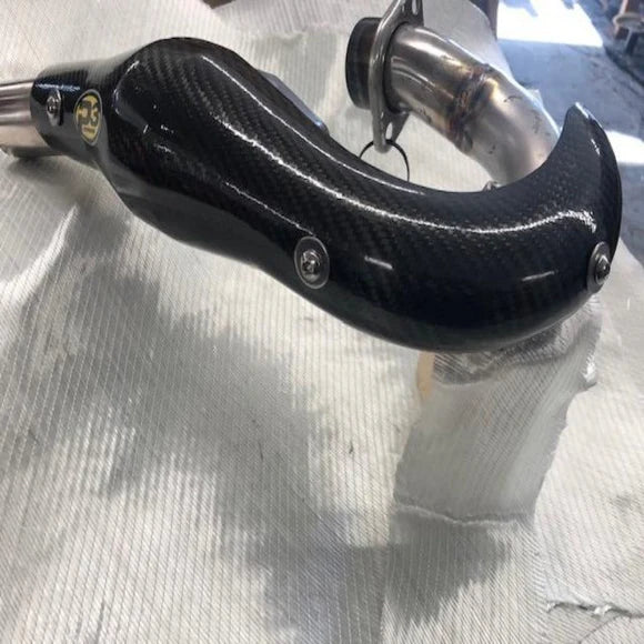 P3 CARBON - HEAT SHIELD - FMF HEADER - KAWASAKI KX450 (F/SR) 19-22