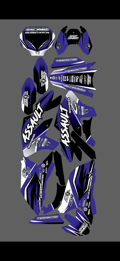 ASSAULT MOTO - GRAPHIC KITS - 139 DESIGNS (BIKE ONLY)