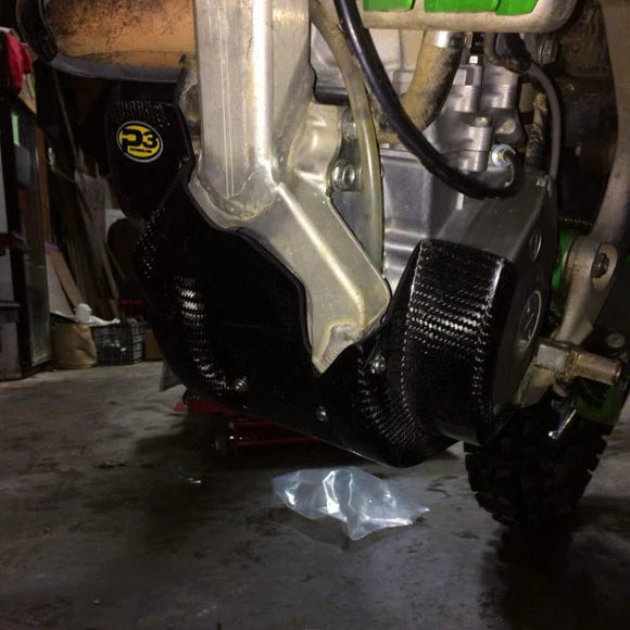 P3 CARBON - SKID PLATE - KAWASAKI KX250F 09-16
