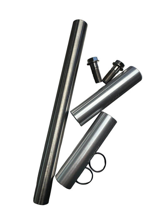 YETI SNOW MX - LOWER SHOCK SHAFT TITANIUM UPGRADE KIT WIDE RAIL - YACU2062