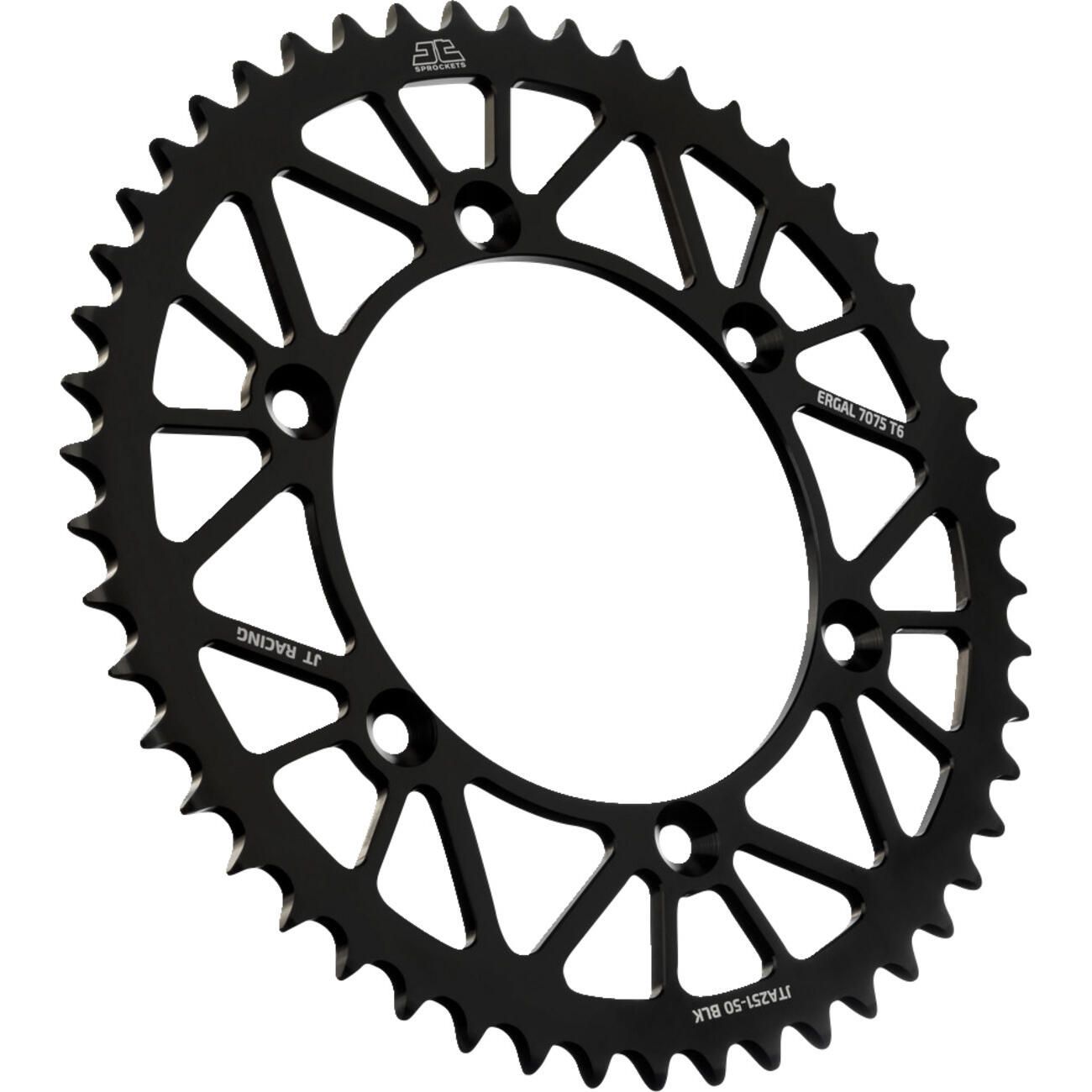 JT SPROCKETS - 520 RACELITE ALUMINUM REAR RACE SPROCKETS - JTA251.**BLK - YAMAHA