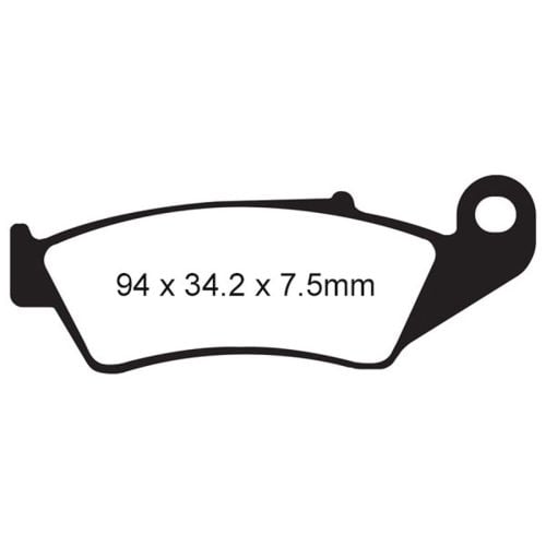 EBC BRAKES - SINTERED - OFF ROAD RACE BRAKE PADS - MXS185