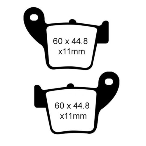 EBC BRAKES - SINTERED - OFF ROAD RACE BRAKE PADS - MXS346