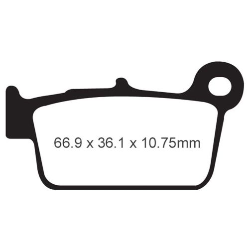 EBC BRAKES - SINTERED - OFF ROAD RACE BRAKE PADS - MXS367