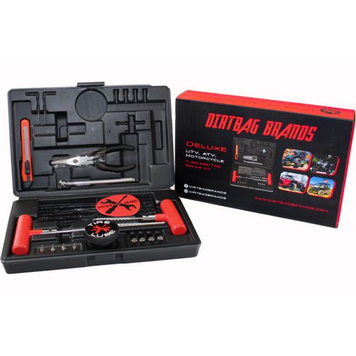 DIRT BAG BRANDS HEAVY-DUTY OFF-ROAD TIRE REPAIR KIT, DELUXE 64 PIECES