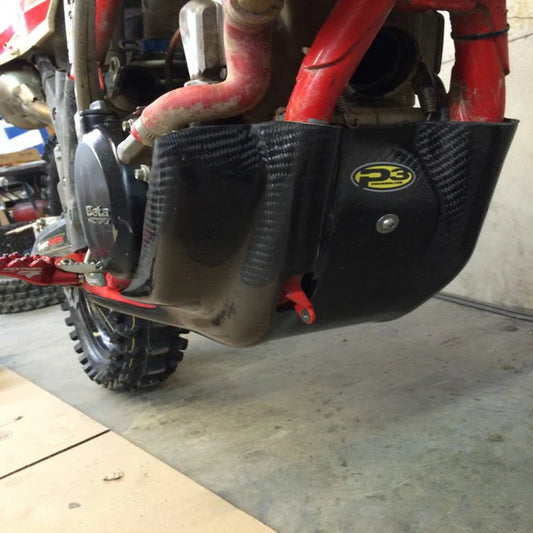 P3 CARBON - SKID PLATE - BETA 250/300 ENDURO & ENDURO RACING RR 2-STROKE 13-17