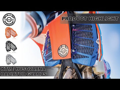 BULLETPROOF DESIGNS - RADIATOR GUARDS - 17-26 KTM/HUSQ/GASGAS 125-501