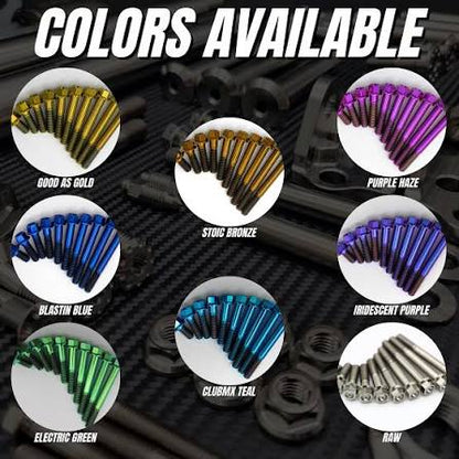 RACETECH TITANIUM - COMPLETE TITANIUM FASTENER KIT - YAMAHA YZ250 22-27