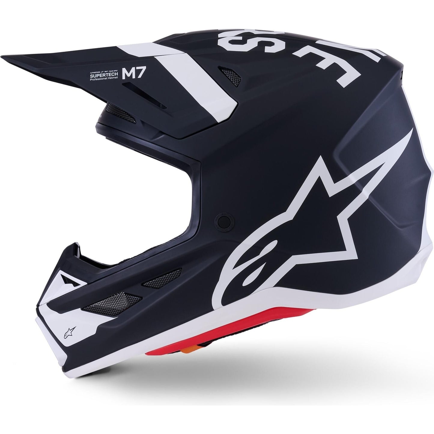 ALPINESTARS - SM7 HELMET - DASHER - BLACK/WHITE MATTE