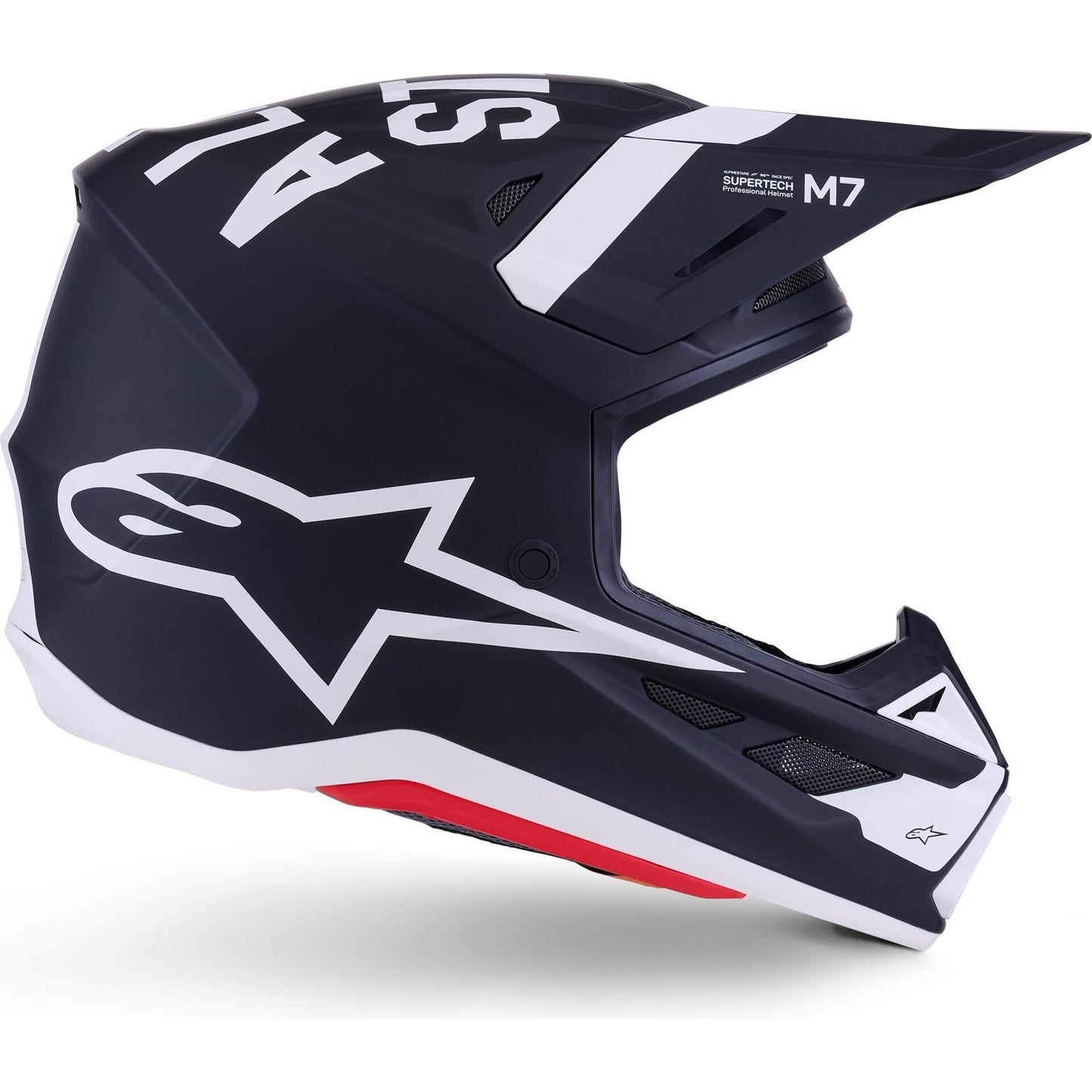ALPINESTARS - SM7 HELMET - DASHER - BLACK/WHITE MATTE