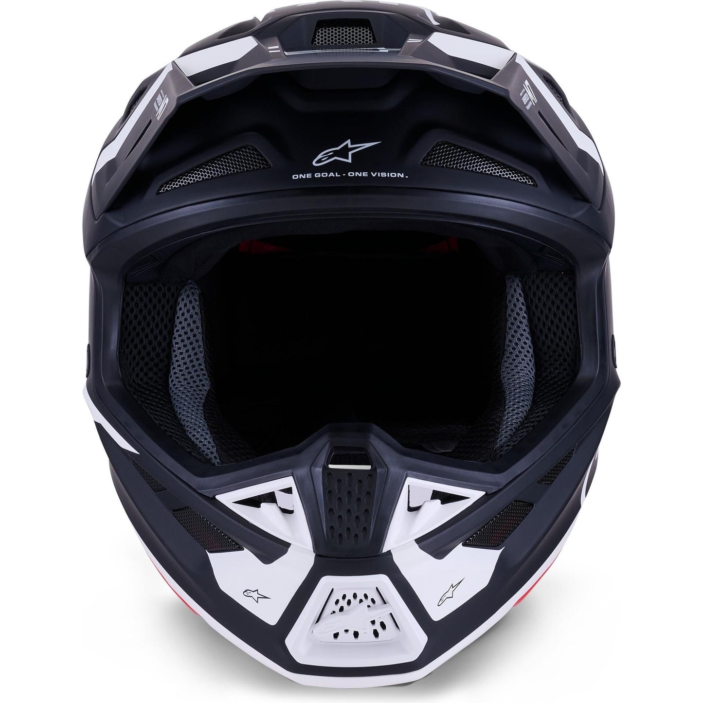 ALPINESTARS - SM7 HELMET - DASHER - BLACK/WHITE MATTE