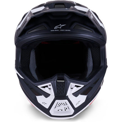 ALPINESTARS - SM7 HELMET - DASHER - BLACK/WHITE MATTE