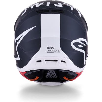 ALPINESTARS - SM7 HELMET - DASHER - BLACK/WHITE MATTE