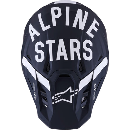 ALPINESTARS - SM7 HELMET - DASHER - BLACK/WHITE MATTE