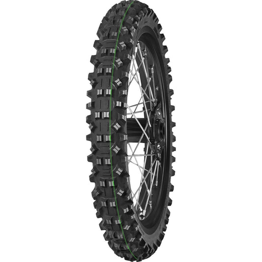 MITAS - TERRA FORCE EF SUPER LIGHT (SINGLE GREEN STRIPE) - GUMMY TECHNICAL ENDURO TIRES