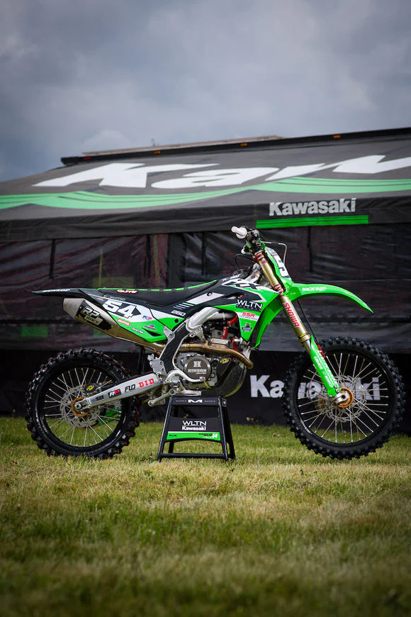 P3 CARBON - SKID PLATE - NO LINKAGE GUARD - KX250 / X 25-26