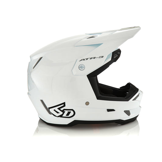 6D HELMETS - ATR-3 - SOLID GLOSS WHITE