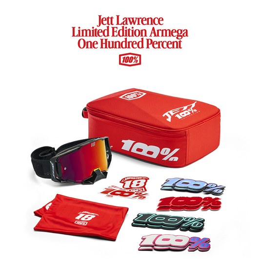 100% - ARMEGA HIPER GOGGLE - JETT LAWRENCE CUSTOMIZABLE SPECIAL EDITION