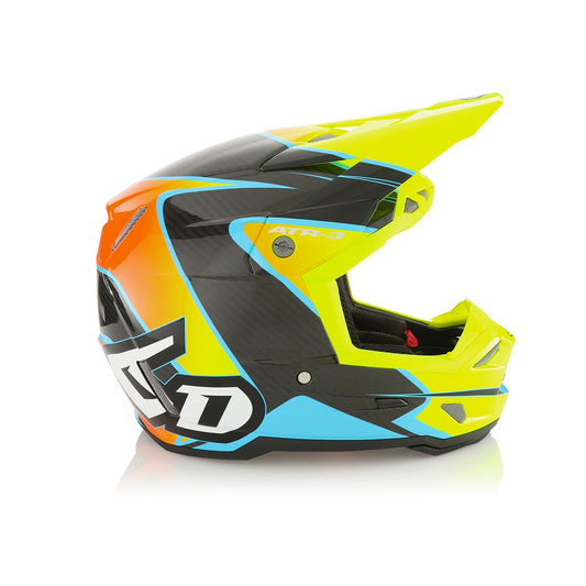 6D HELMETS - ATR-3Y YOUTH - WAVE GLOSS CYAN YELLOW