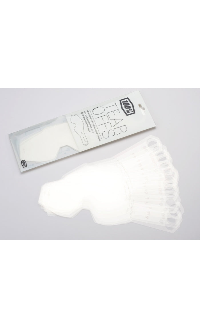 100% GENERATION 1 RC1/AC1/ST1 GOGGLE TEAR-OFFS