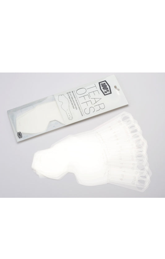 100% GENERATION 1 RC1/AC1/ST1 GOGGLE TEAR-OFFS