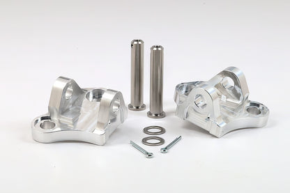 WORKS CONNECTION - OFFSET FOOTPEG MOUNTS - YAMAHA 23+ YZ450F / 24+ YZ250F